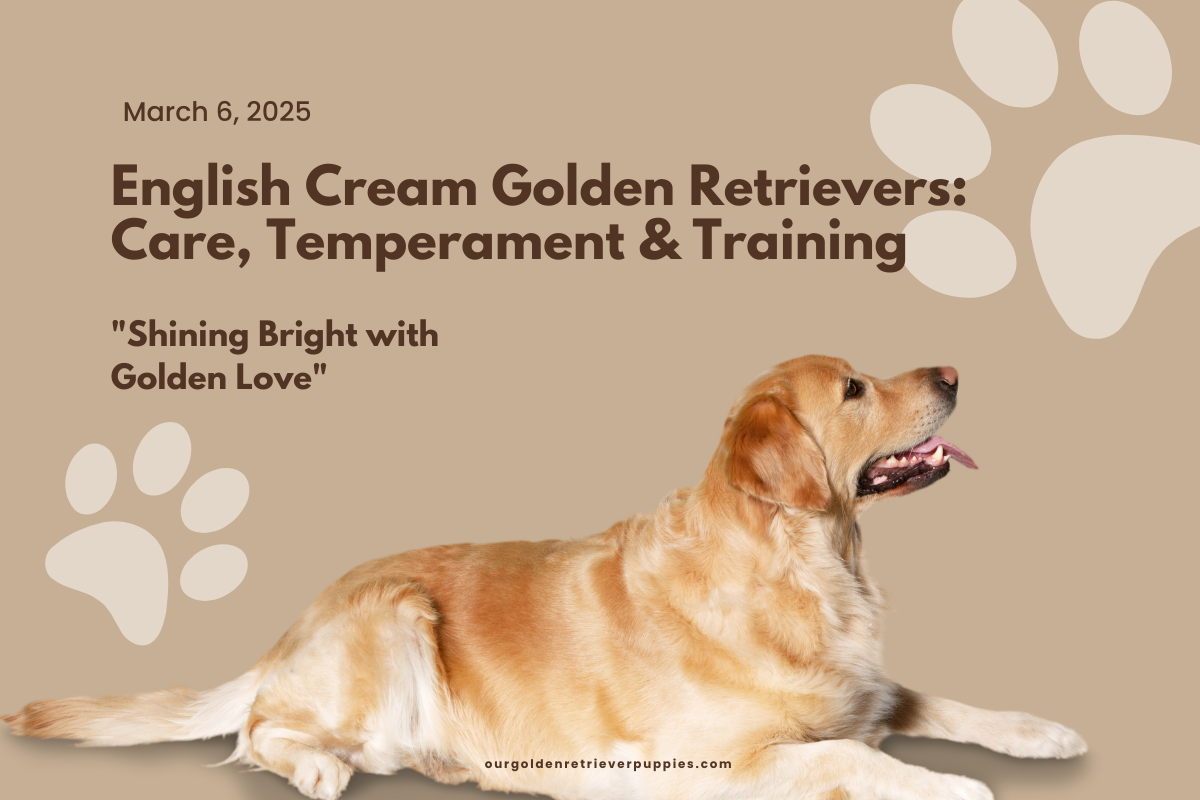 English Cream Golden Retrievers